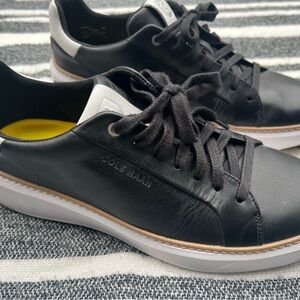Cole Haan Black and White Sneakers Versatile Casual Style